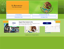 Tablet Screenshot of elrinconcitomexicanrestaurant.com